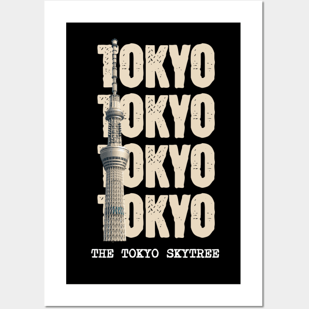 The Tokyo Skytree Wall Art by Odetee